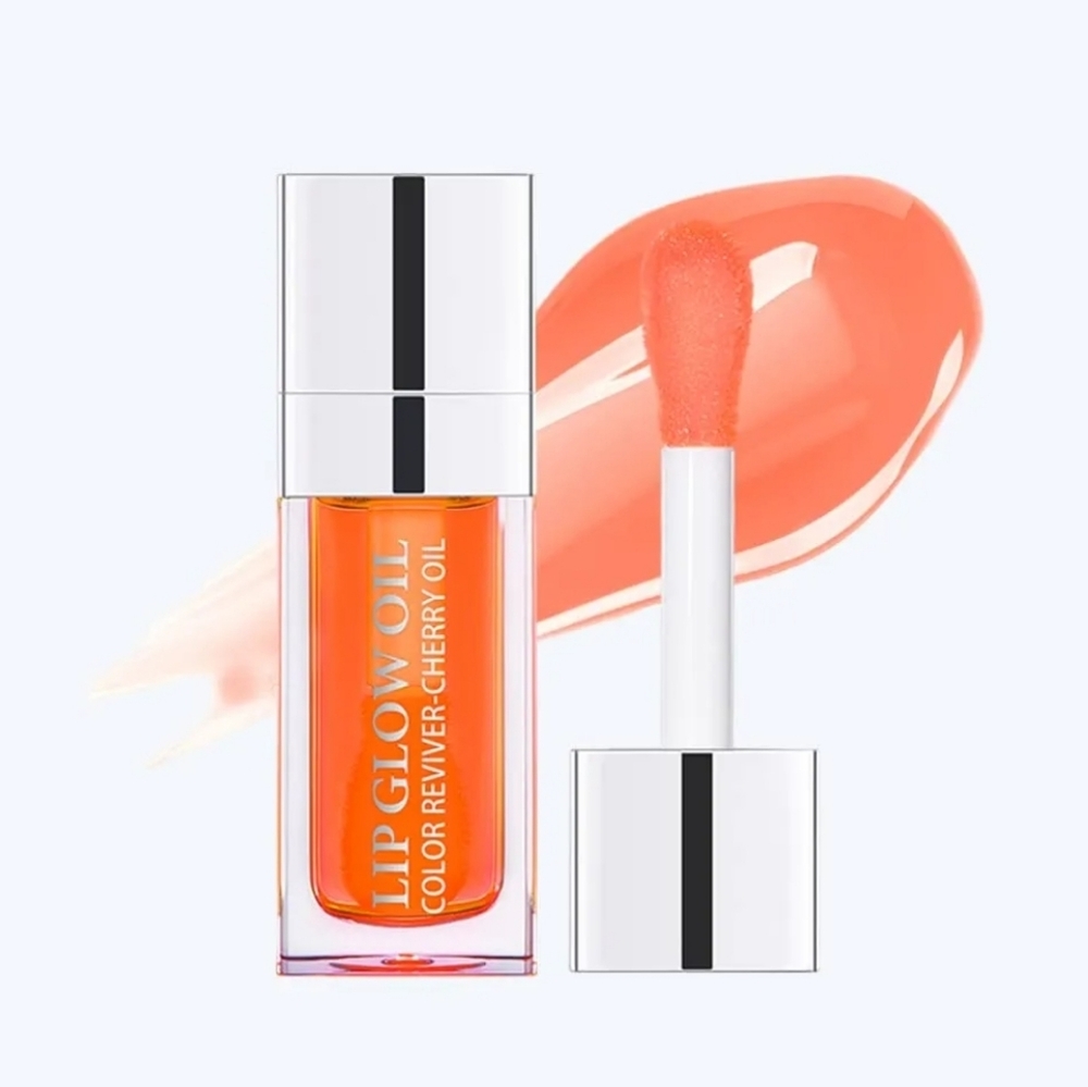 🛍 Ibcccndc Lip Glow Cherry Oil Hydrating Lip Gloss In Coral